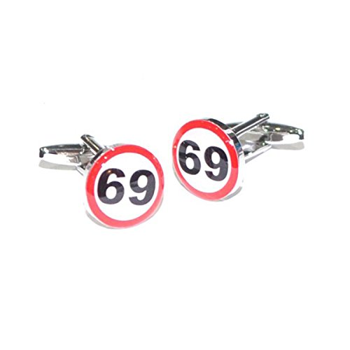Gemelos Speed Limit Road Sign 69 para hombre
