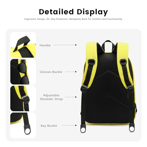 Image of Lanola School Bookbag Business Travel Laptop Backpack, Fits 15.6 Inch Laptop Bag