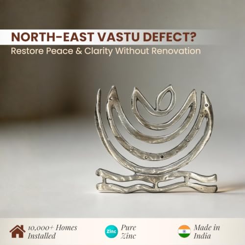 Image of Plus Value Zinc Helix Vastu Remedies for North-East Kitchen, Toilet, Ishanya Dosha Nivaran, Missing Corner & Cut Defects, Spiral Energy Tool 1pc Home Vastu Correction Tool (3 Inch Grey Color)