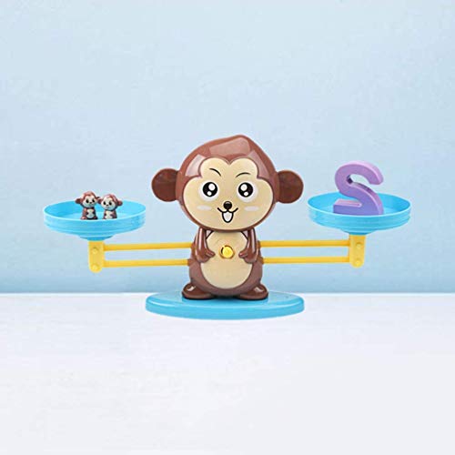Jogo de Matemática de Equilíbrio de Macaco Jogo de Aprendizagem de Número de Macaco Contagem de Brin
