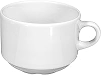 Vista 7 de Seltmann Weiden Meran - Vajilla comercial, platillo de café y té de porcelana, color blanco, 6.4 pulgadas, juego de 6