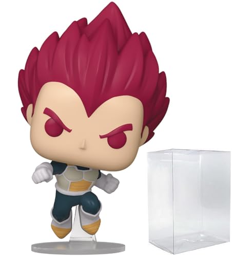 POP Anime: Dragon Ball Super Broly - Super Saiyan God Vegeta Funko Figura de vinilo (incluye funda protectora de caja compatible), multicolor, 3.75 pulgadas