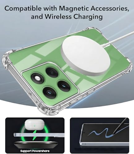 Image of Jkobi Shockproof Crystal-Clear Back Cover for Motorola Moto Edge 60 (Magsafe Wireless Support | Drop & Camera Protection | Hard Polycarbonate)