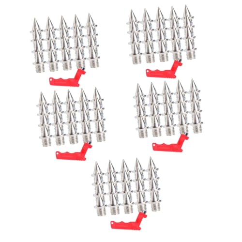 BESPORTBLE 3 Sets Professional Running Shoes Spikes Track Shoes Sole Nails for Men Hard Steel Track Spikes