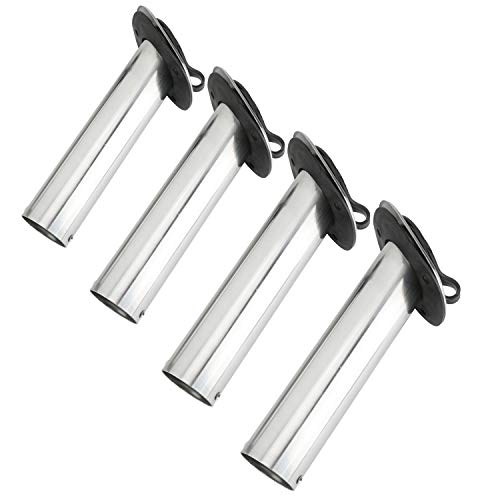 Amarine Made 4 Pack of Stainless Steel Rod Holders Rubber with Cap, Liner, Gasket (30 Degree Rod Holders) by Amarine Made - Image 3