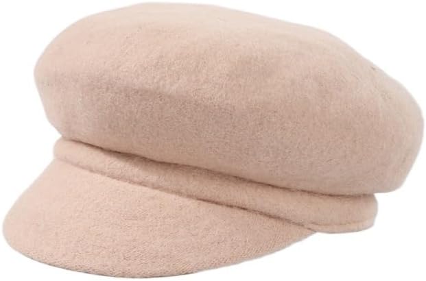 Winter Wool Versatile Artistic Octagonal Hat Women's College Beret