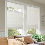 Artdix Custom Cordless Roman Shades for Windows Blackout Top Down Bottom Up Roman Shades，Fabric Roman Window Shades for Bedroom, Kitchen Windows, Living Room, Bathroom