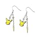 Women's Stainless Steel Pokemon Poke Ball Stud Earrings, Officially Licensed Pokemon