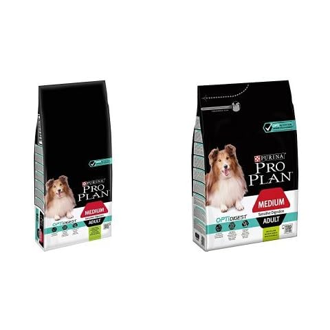 PRO PLAN Sensitive Digest Medium Adult Dry Dog Food Lamb 14kg and 3 kg Bundle Cover