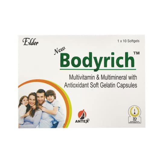 BodyRich Daily Multivitamins, 30 Capsules (Pack of 3) BodyRich Daily Multivitamins, 30 Capsules (Pack of 3)
