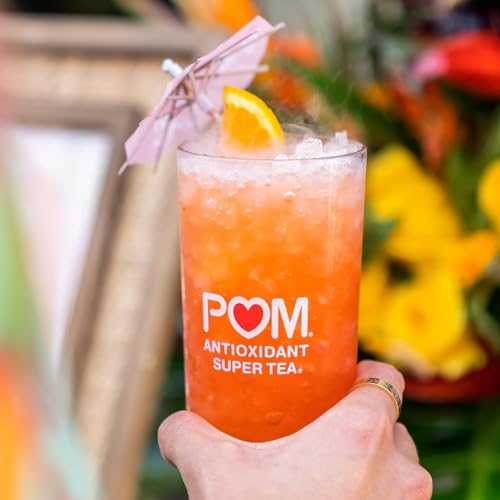 Image of POM Wonderful Antioxidant Super Tea, Pomegranate Honey Green Tea, 12 Ounce