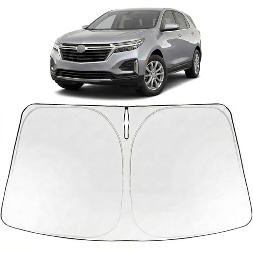 Image of Proadsy Windshield Sun Shade for Chevrolet Equinox 2025-2026 Foldable Front Sunshade Protector Sun Visor Blocks UV Rays Keep Car Cooler Accessories