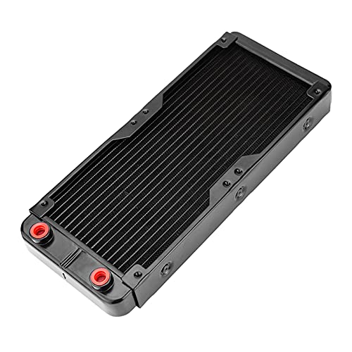 BONKZEBU Enfriador de Refrigeración por Agua para Computadora, Disipador Térmico de CPU de Aluminio Eficiente, Radiador G4/1 de 240 Mm Adecuado para Refrigeración Industrial