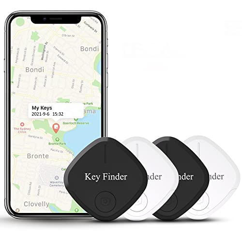 Schlüsselfinder mit APP, Bluetooth Smart Tracker Tag für Schlüsselanhänger Key Finder Brieftaschen Gepäck Koffer Handy Haustiere Tracker Erinnerung für iOS und Android Cover