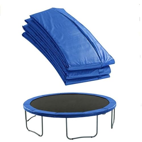 Coussin de trampoline 8 pieds en PVC bleu - Housse de protection imperméable