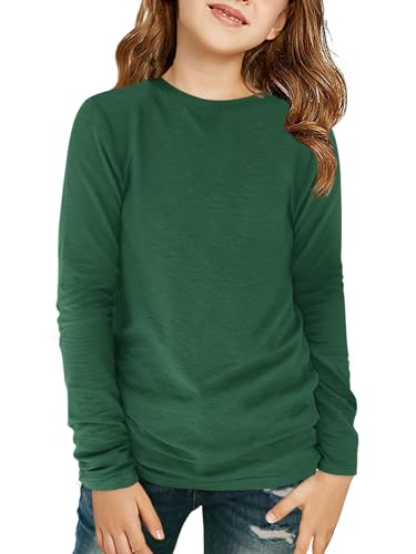 Haloumoning Mädchen Langarmshirt Kinder Rundhals Langarm...