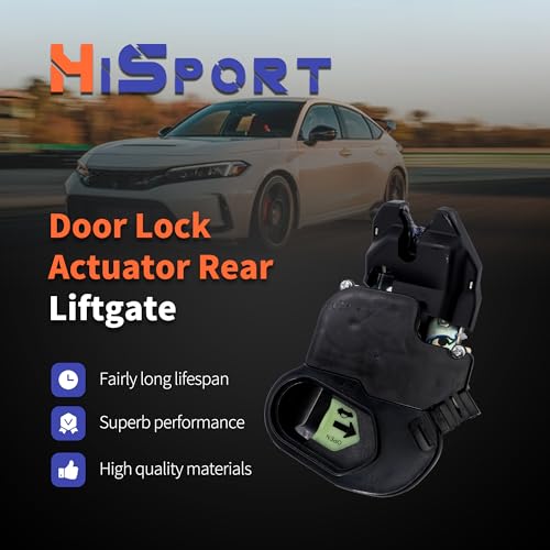 Image of HiSport 74851SNAA22 Door Lock Actuator Rear Liftgate - Tailgate Latch Assembly Compatible with Honda Civic 2006 2007 2008 2009 2010 2011