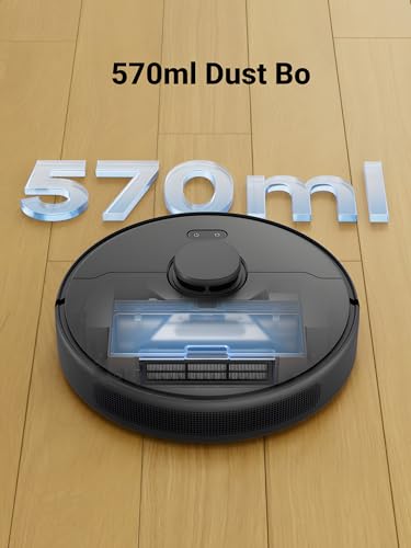 Image of DREAME D9 Max Gen 2 Robot Vacuum and Mop Combo, LDS Navigation, 6000Pa Strong Suction Power, 240mins Runtime, 2-in-1 Sweep and Mop, WiFi, APP, Voice Control