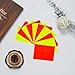 PINE & LINEN 10pcs Professional Soccer Referee Cards,Warning Red Card Yellow Card for Competition Judge,Ejection Accessory for Sport Game Officials/Coaches