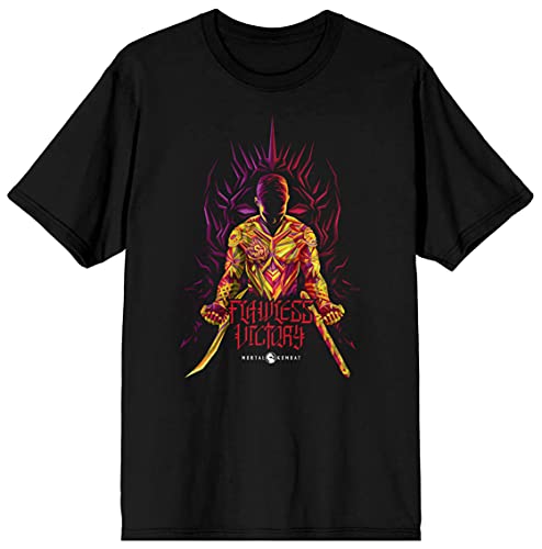 Mortal Kombat Video Game Character Mens Black Graphic Tee-XXL