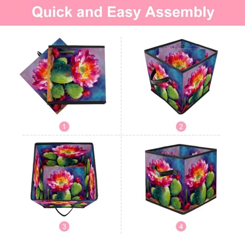 Boite de rangement cube pliable pour eliminer le desordre du placard