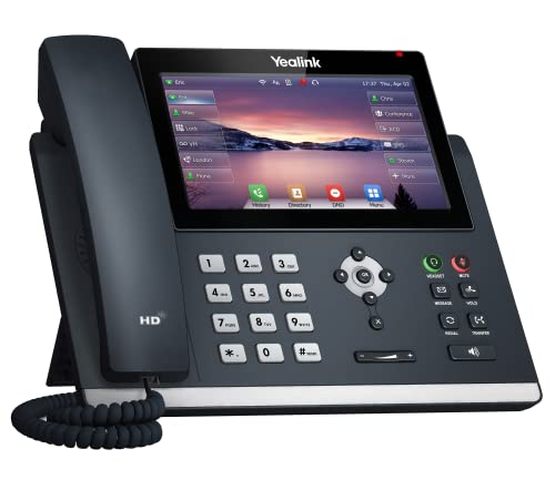 Teléfono IP Yealink T48U con Adaptador de Corriente miniatura 6