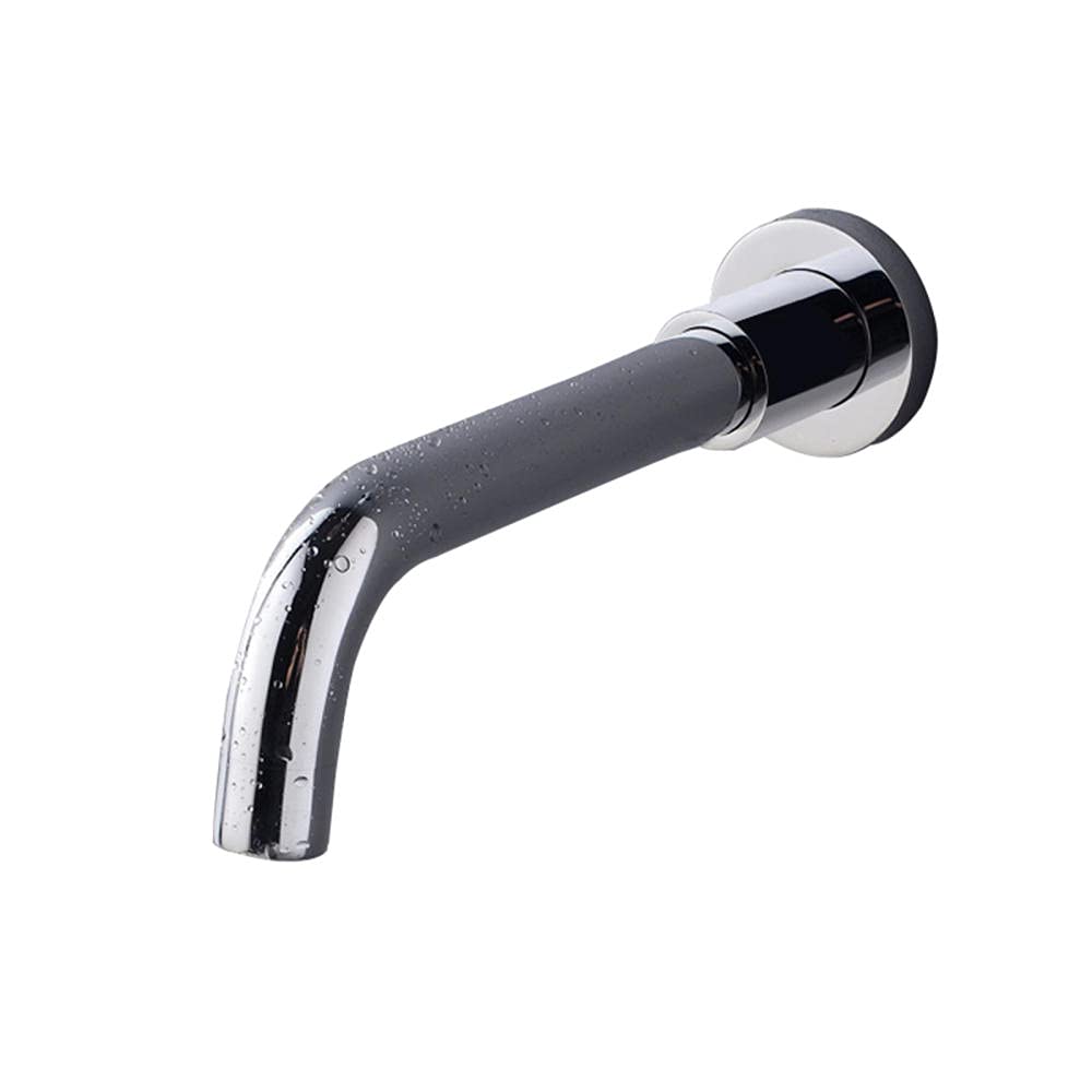 Bec de baignoire mural gain de place contre calcaire chrome moderne