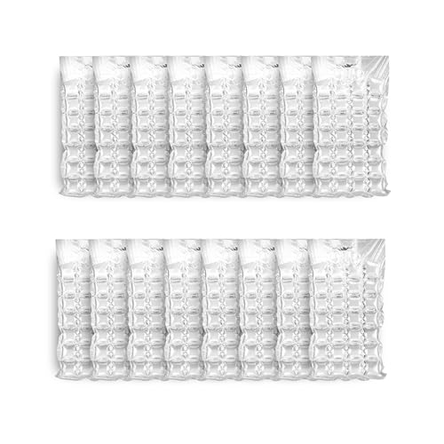 CasaChic Eisbeutel, 84 Einwegbeutel mit 28 Würfeln, 2352 Würfel, für Cocktails, Getränke und Lebensmittel, 38 x 17 cm