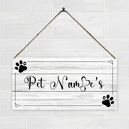 Home Dog Paw Print Wood Sign Paw Sign Dog Family Sign | Etsy