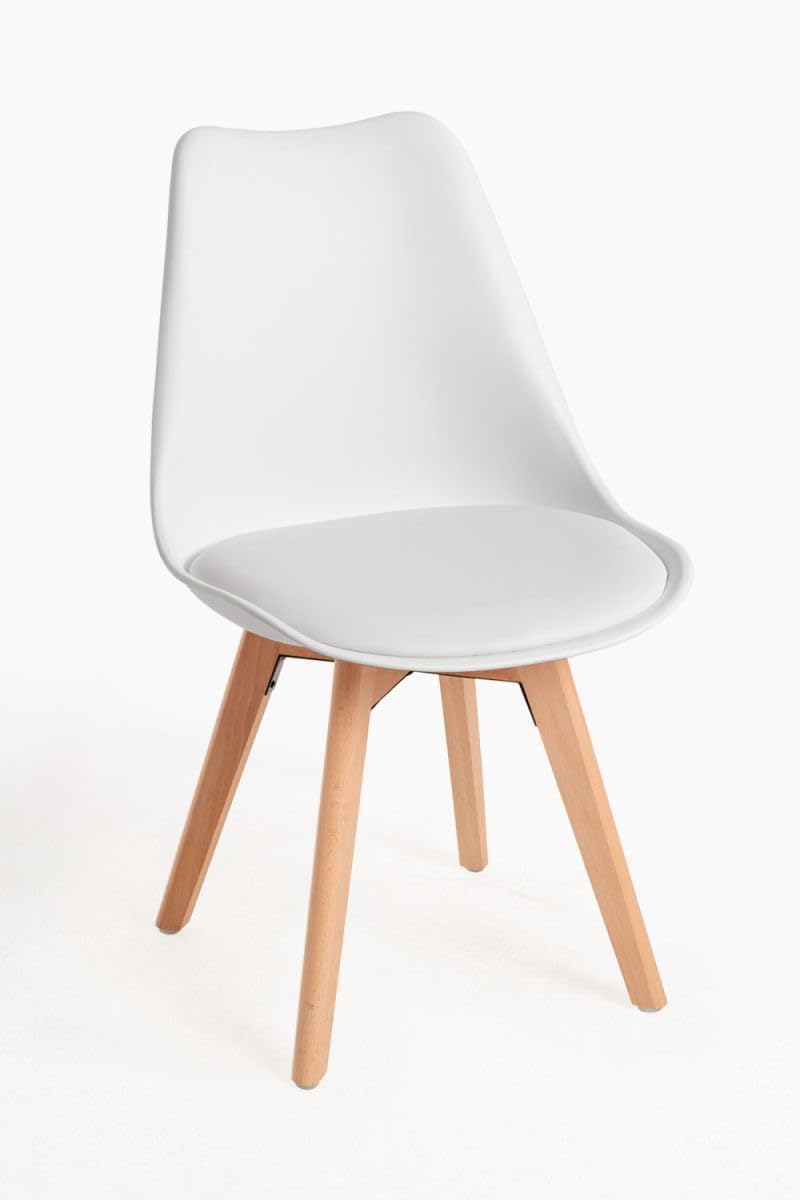 Regalos Miguel - Packs Sillas Comedor - Pack 2 Sillas Synk Basic - Blanco