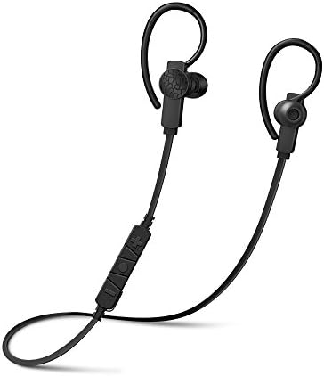 Karakao S1 Bluetooth Headphones 4.1 Wireless Runing Headset Workout Earphones with Mic for iPhone and Android (Black)
