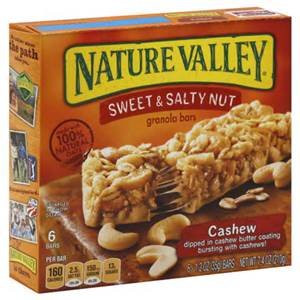 Nature ValleySweet & Salty Granola Bares, 1,2onzas (Paquete de 6)