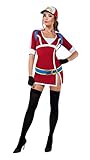 Starline Women's Beast Trainer Costume, Red/White/Blue 1, Medium