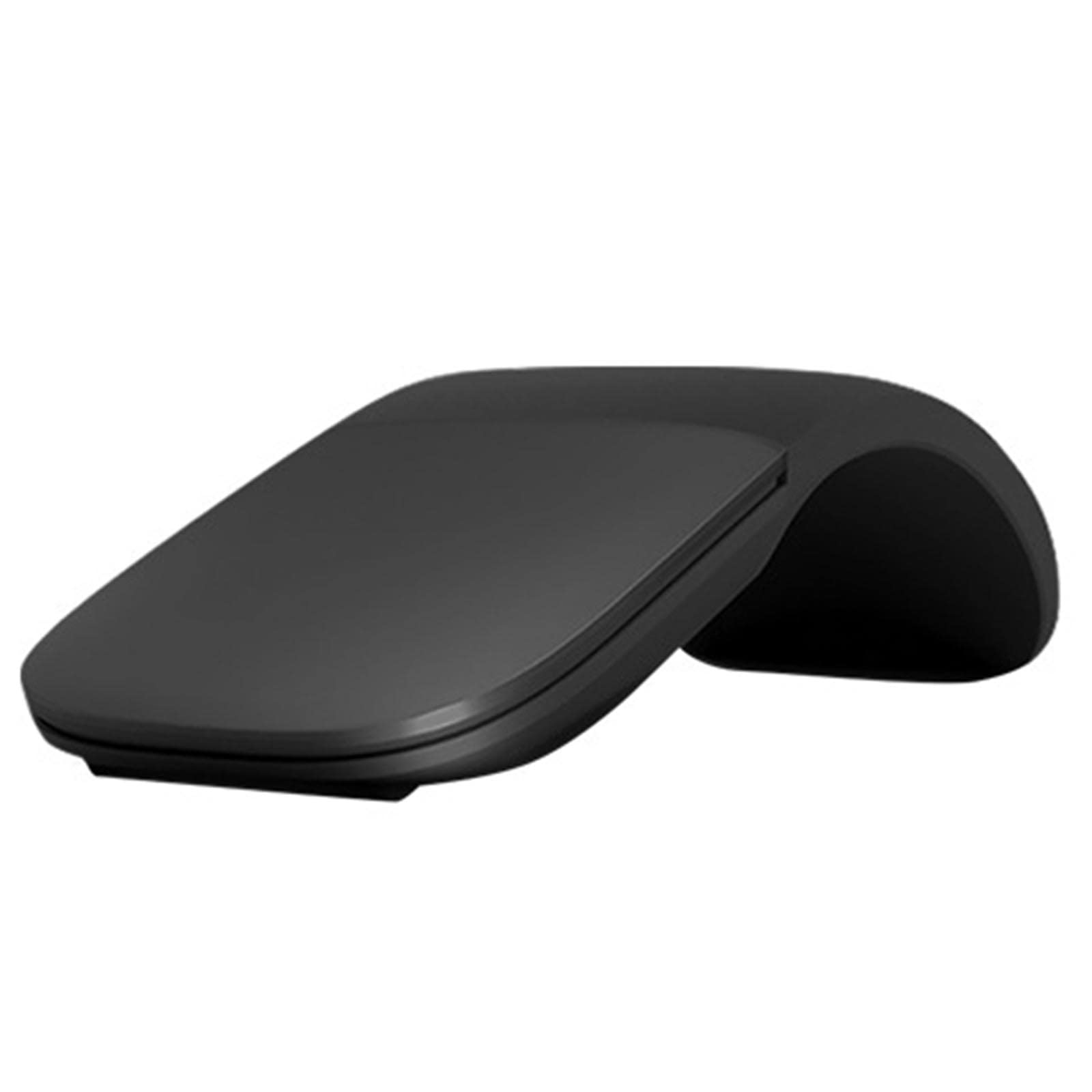 Mysz Mysz bezprzewodowa Mysz komputerowa do laptopa USB do gier Bluetooth Ergonomiczna mysz Urządzenie wskazujące Składana 4.0 Cicha tarcza dotykowa Bluetooth 1600 dpi(Schwarz,110x63x29mm)
