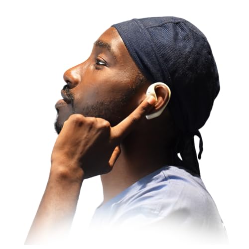 Image of NG Earsafe x WeHear SafeBuds Open Ear OWS Earbuds | AI Translation 100+ Languages | Live Transcription | 30H Battery | 15mm Driver | Dual Pairing | IPx4 | Touch Controls | HD Calls | Ivory