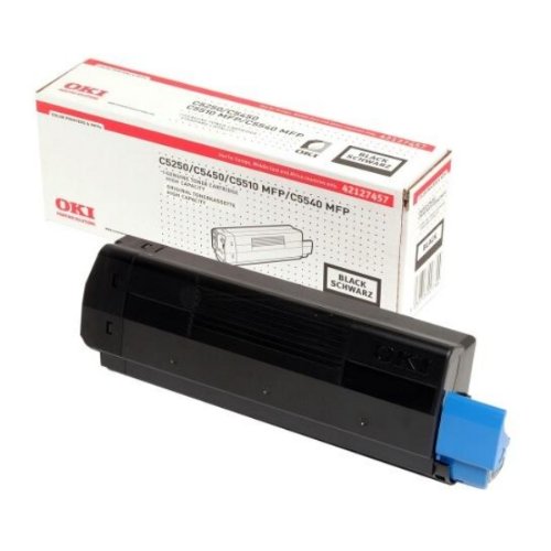 Toner noir OKI 42127457 évitez les traces d'impression sur vos documents C5250 C5510