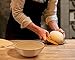 Banneton Proofing Basket (9 Inch) - with Cloth Liner, Dough Scraper and Sourdough Bread Recipe eBook