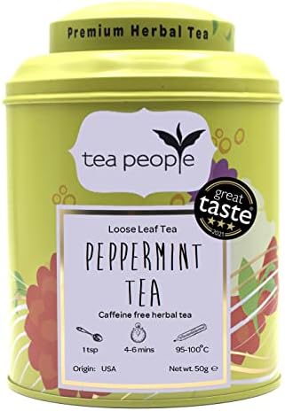 Peppermint Loose Herbal Tea Caddy 50g