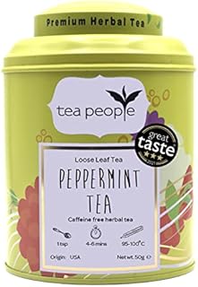 Peppermint Loose Herbal Tea Caddy 50g