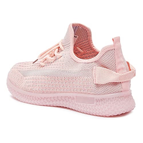 Image of shoexpress Womens Textured Sneakers with Lace-up Closure Sneakers