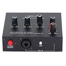 [ Audio Output] Experience crystal clear sound with balanced 3.5mm 6.5mm and xlr outputs that ensure minimal noise interference. the preamp delivers a powerful 60db gain boost enhancing your microphone's performance. whether you're recording in a hom...