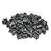 RackGold Black 10-32 Cage Nuts, 100 Pack