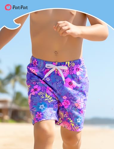 Image of PATPAT Family Matching Swimsuits: Mommy and Me One Shoulder Colorblock Bathing Suits One Piece Swimwear Sets
