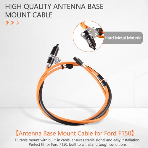 Cable de montaje de base de antena compatible con Ford F-150 modelos 2021-2023 4