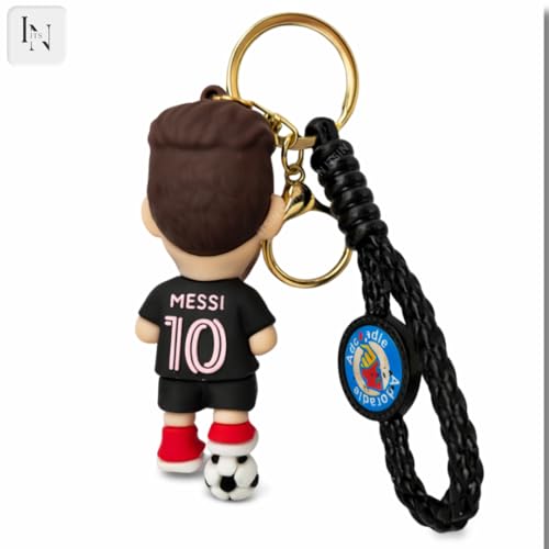 Image of Football jersey Keychain | Ronaldo key chains | messi Keychain | 3D Cute silicone key chain for bike men | soccer Keyring gifts for boys | anime key holder for bag
