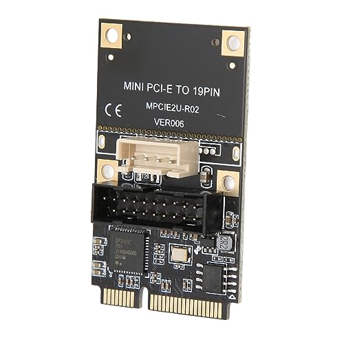 Mini carte d'extension PCIE vers USB 3.2 GEN1 19 broches interne compatible Windows 11 10 - 5