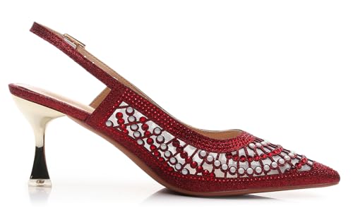 Image of VenusCelia Women's Charming Lady Slingback Pump Shoe