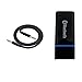 Szyafei USB Bluetooth Receiver Adapter Wireless Audio Adapter 3.5mm Car Kit Music Receiver, Suitable for Home/Car Stereo Systems, Portable Speakers (Aux in), with 3.5mm Cable (Black)