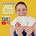Lit Letters Flash Cards Official Lit to Lead Product | Learn Letter Sounds up to 2X Faster | Alphabet Flash Cards | Embedded Pictograph Mnemonic