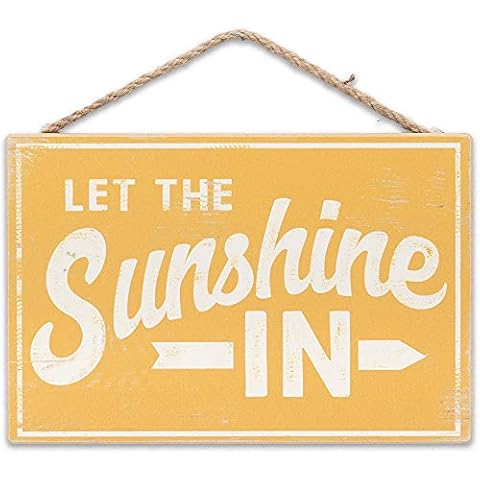 Open Road Brands Let The Sunshine in Wood Wall Decor Cover